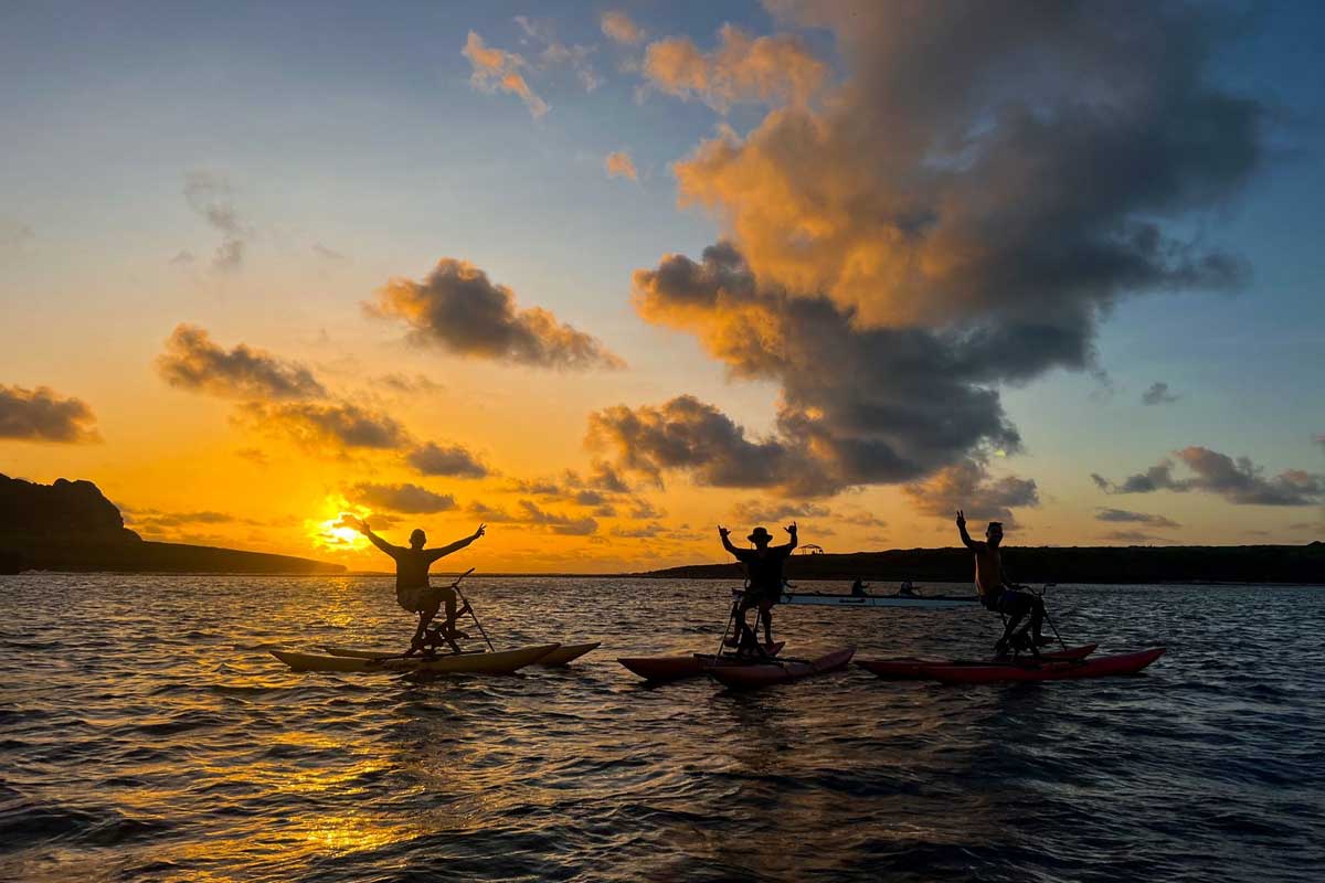 Passeio de Bike Aquática